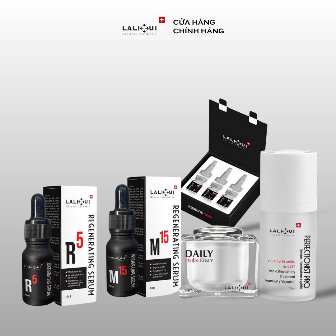 COMBO MỜ NÁM TRẺ HÓA CĂNG BÓNG DƯỠNG SÁNG